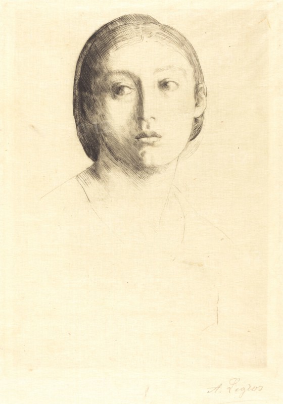 Head of a Young Girl (Tete de jeune fille).