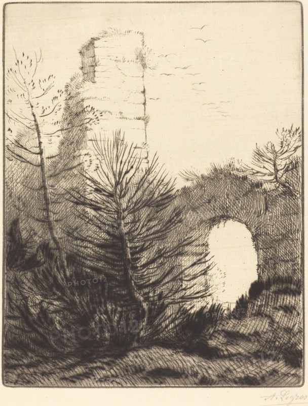 Ruins of a Monastery (Les ruines du monastere).
