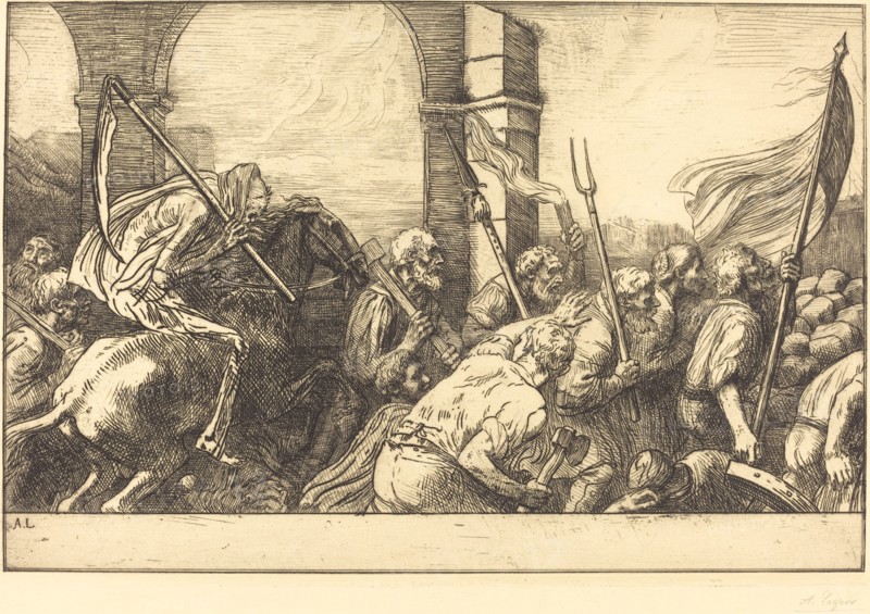 The Triumph of Death: Departure (Le triomphe de la mort: Le depart).