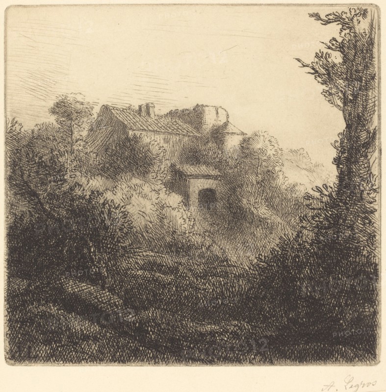 Farm on a Hill (La ferme sur la colline).