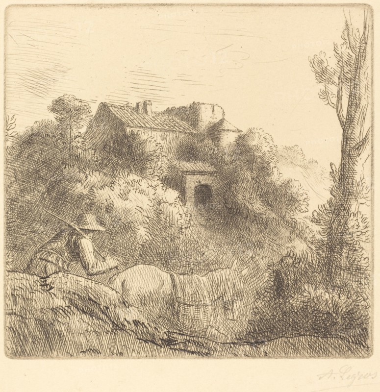 Farm on a Hill (La ferme sur la colline).