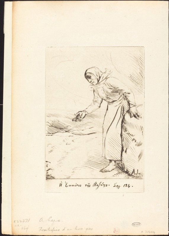 Frontispiece (The Beggar Woman of Veze).