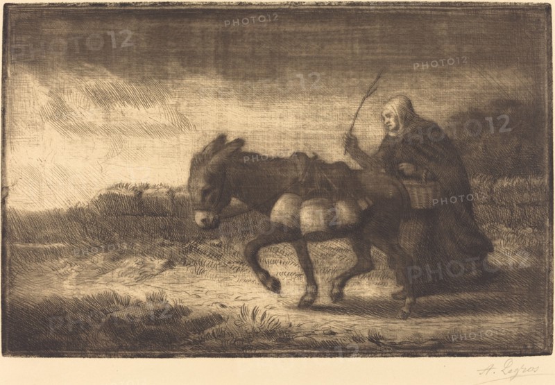 Milkmaid of Boulogne, 1st plate (Laitiere a Boulogne).