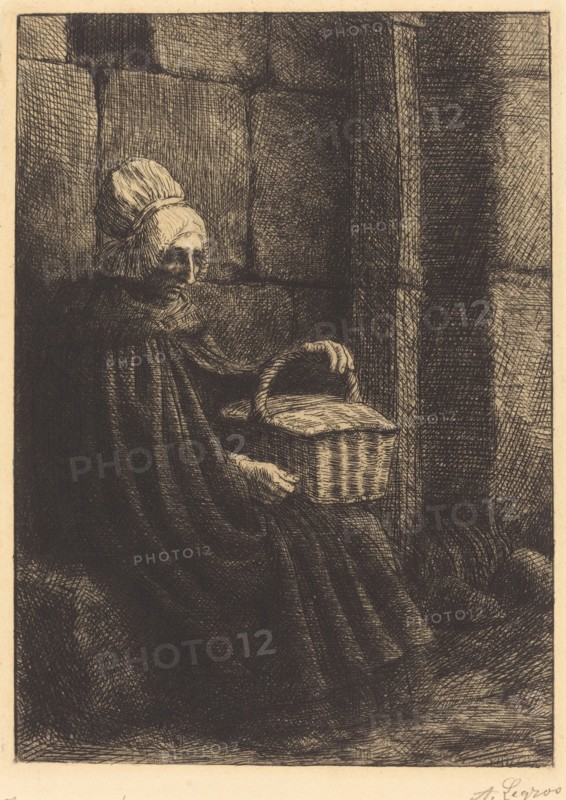 Peasant Woman of Boulogne (Paysanne des environs de Boulogne dite La femme au panier).