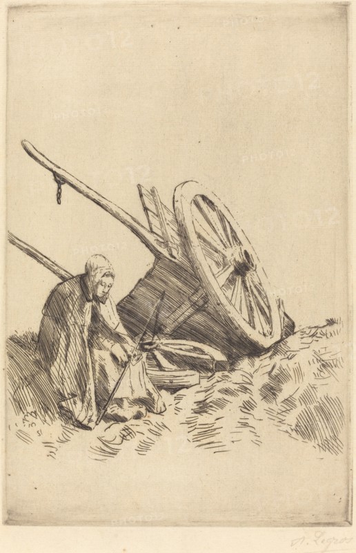 Broken Cart (La charrette brisee).