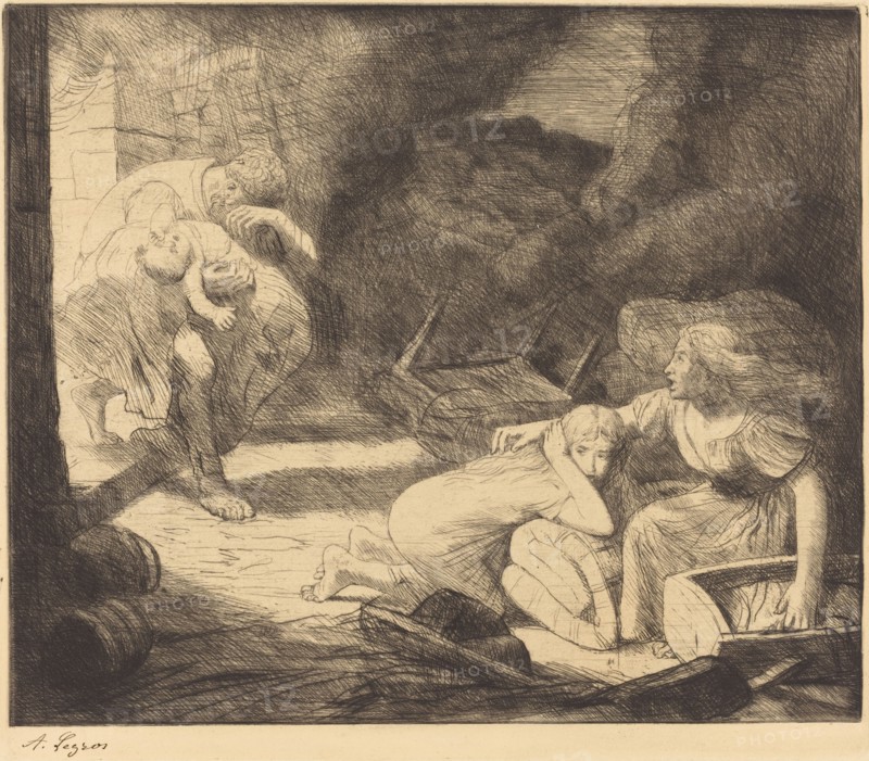The Fire, 2nd plate (L'incendie).