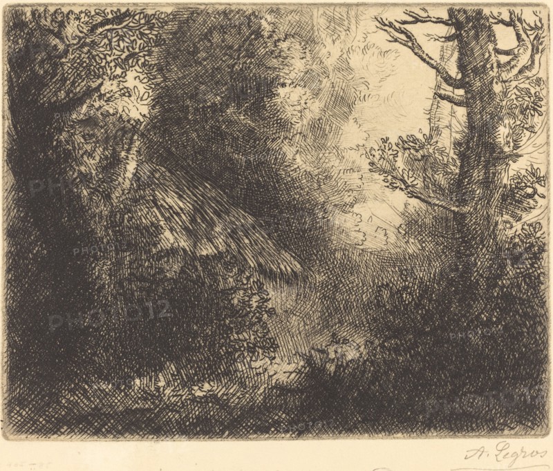 Landscape: Near Chailleux (Paysage: Pres Chailleux).