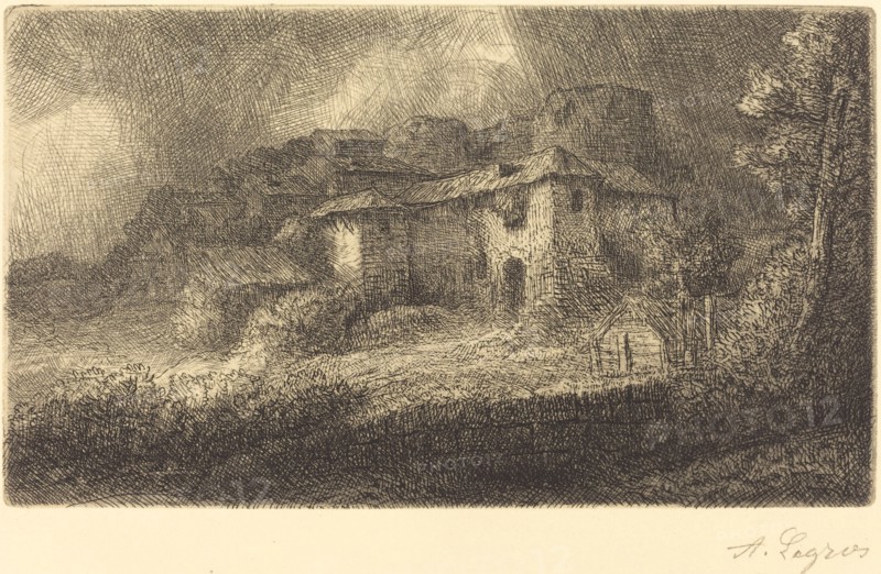 Ruins of a Chateau (Les ruines du chateau).