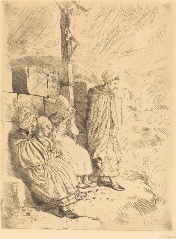 Fishermen's Wives (Femmes de pecheurs).