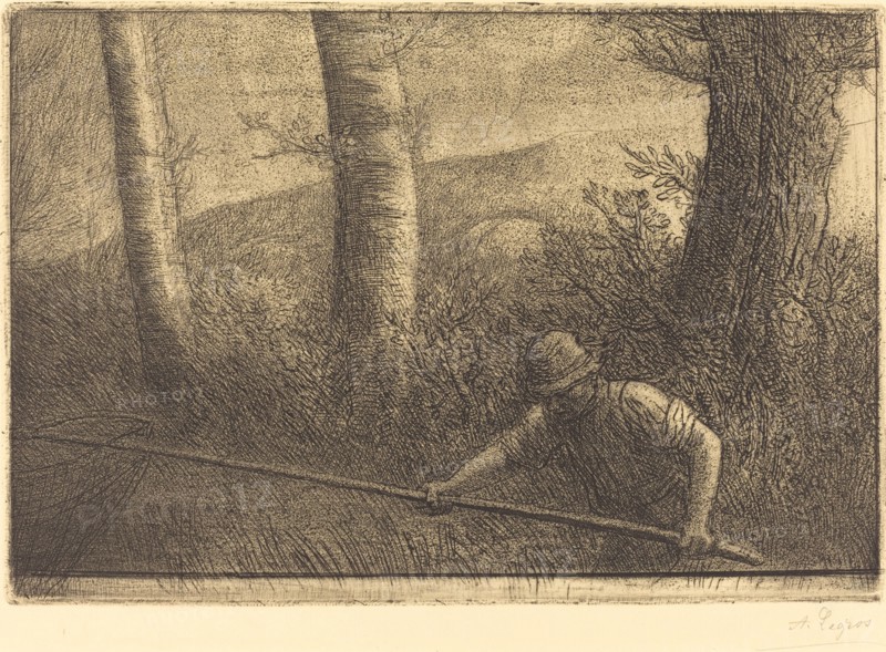 Fisherman with a Hoop-net (La peche a la truble).