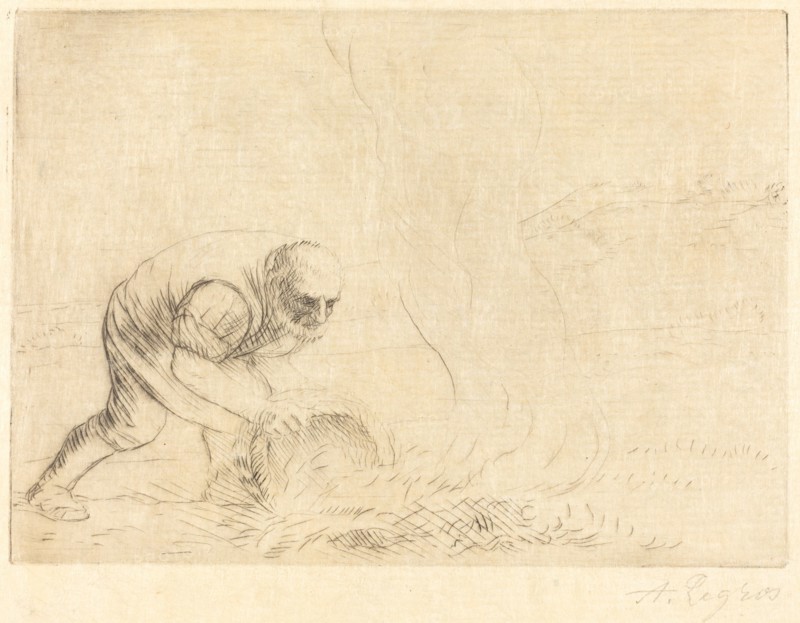 Burning Grass (Le bruleur d'herbes).