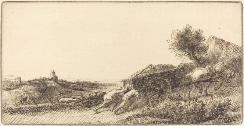 Returning with the Hay (Rentrant le foin).