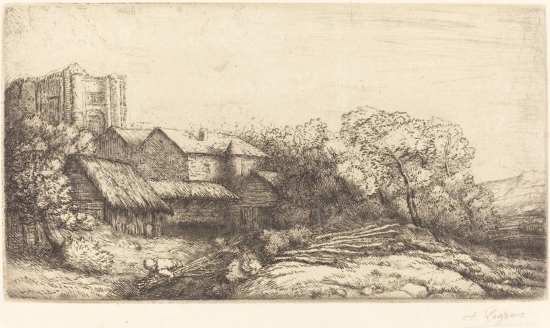 Farm at the Monastery (La ferme de l'abbaye).