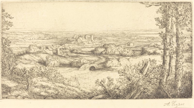 Valley in Bourgogne (Une vallee en Bourgogne).