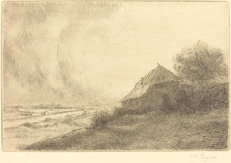 Hovel on a Hillside (Masure sur la colline).