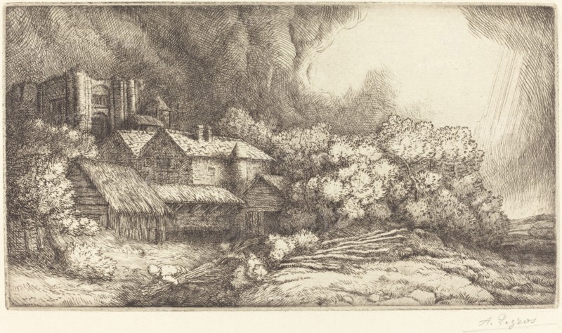 Farm at the Monastery (La ferme de l'abbaye).