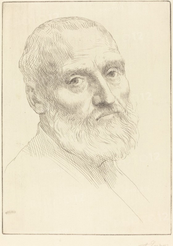 Study for Head of a Man (Etude de tete d'homme).
