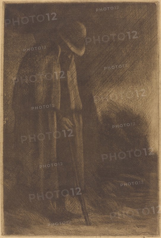 Traveler taking Shelter (Le voyageur a l'abri).