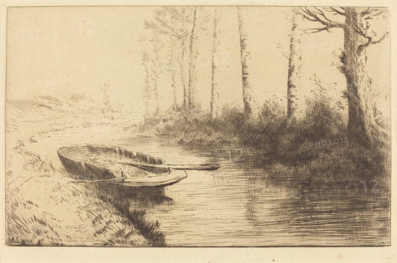 Canal Seen by Morning Light (Le canal: Effet du matin).
