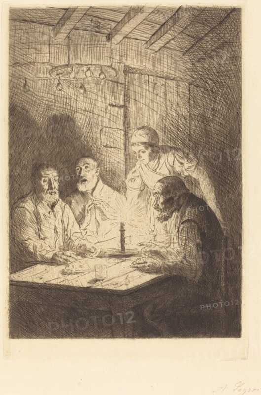 Supper of the Poor (Le souper chez misere).
