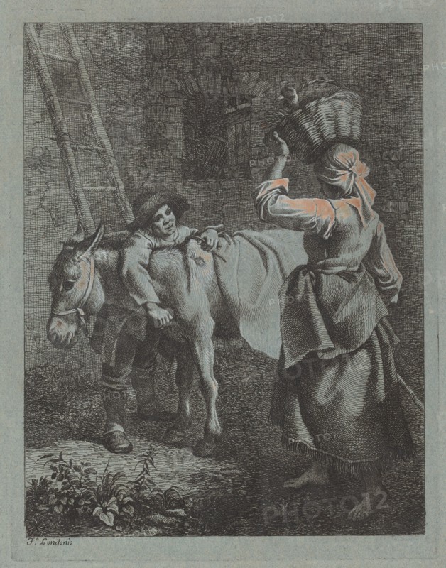 Shepherd Speaking to a Peasant Woman, 1760/1764.