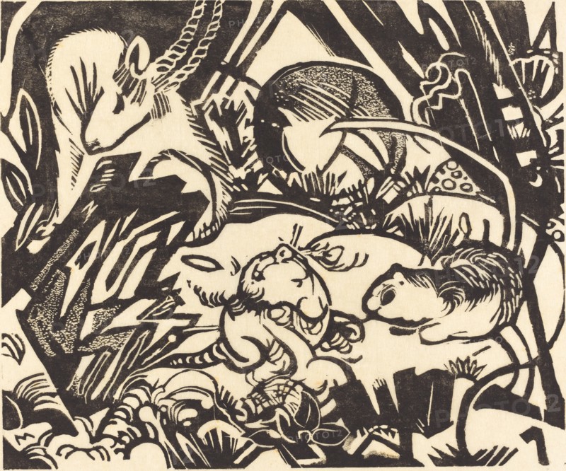 Animal Legend (Tierlegende), 1912.