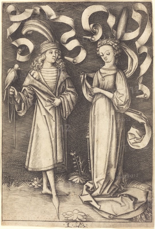 The Falconer and Noble Lady, c. 1495/1503.