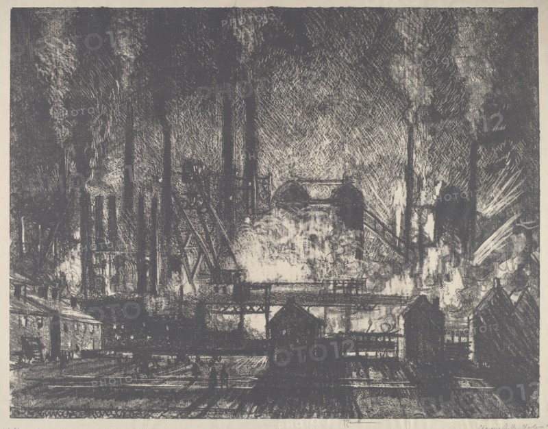 Changing Shifts, Charleroi, 1911.