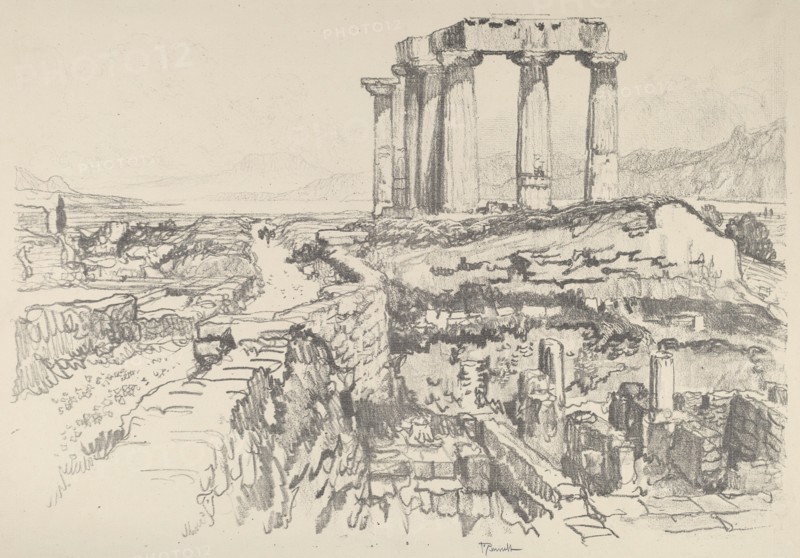 Corinth, towards the Gulf, 1913.