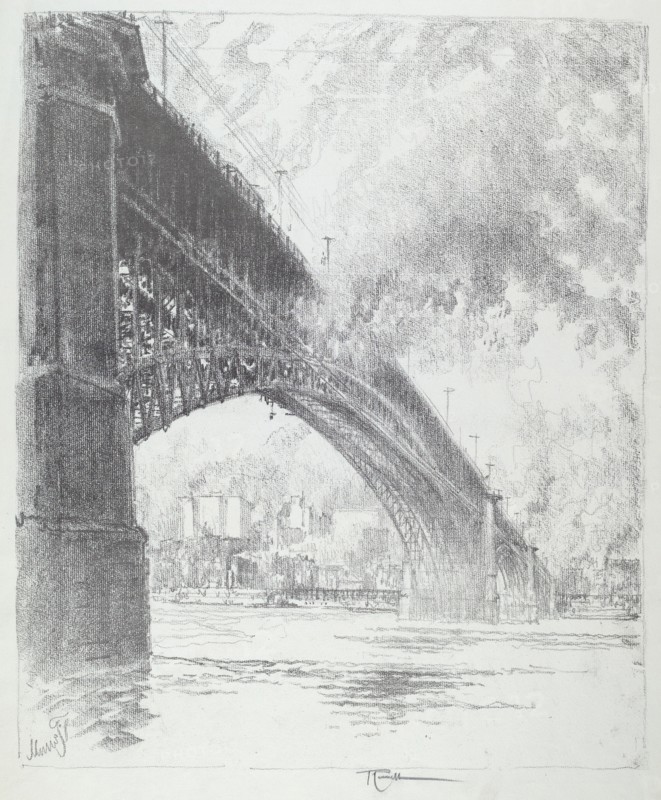 Eads Bridge, St. Louis, 1919.