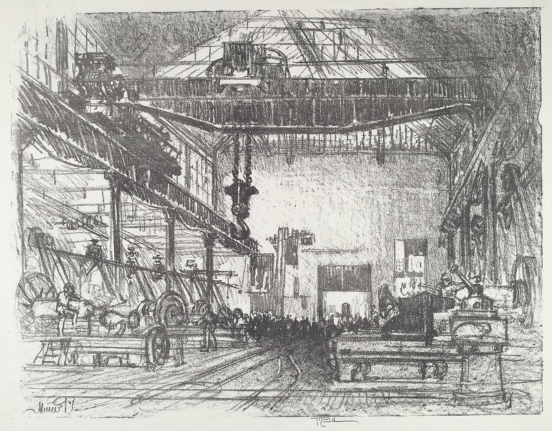 Planing Big Shells, 1916.
