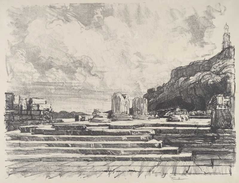 Eleusis, the Pavement of the Temple, 1913.