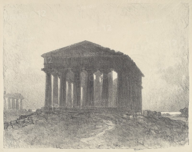Paestum, Evening, 1913.