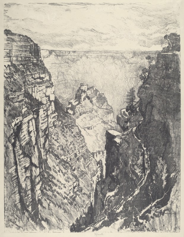 The Bright Angel Trail, 1912.