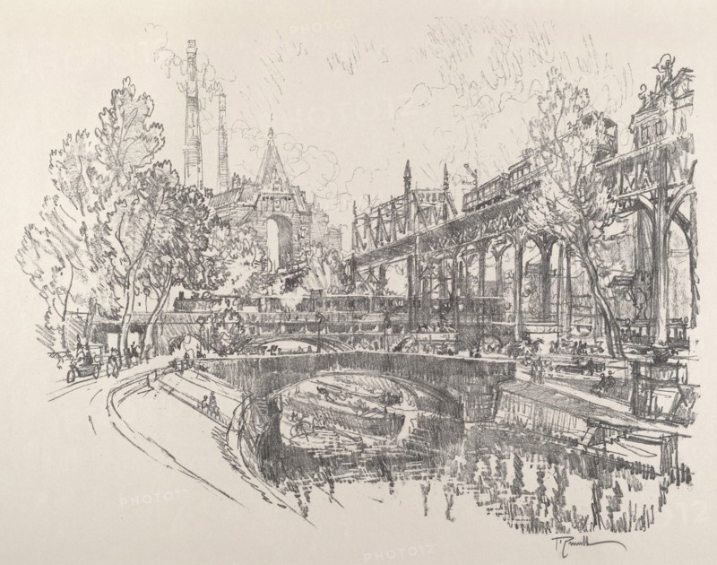Landwehr Canal, Berlin, 1921.