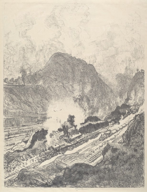 The Cut from Culebra, 1912.