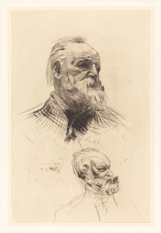 Victor Hugo, De Trois Quarts, 1884.