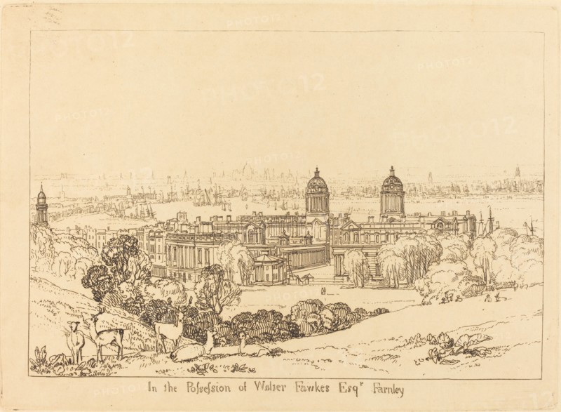 London from Greenwich, published 1811.