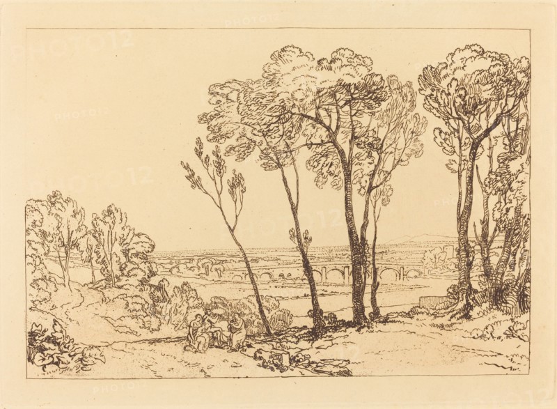 The Bridge in Middle Distance, published 1808.