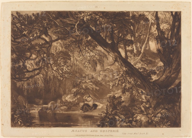 Aesacus and Hesperie, published 1819.