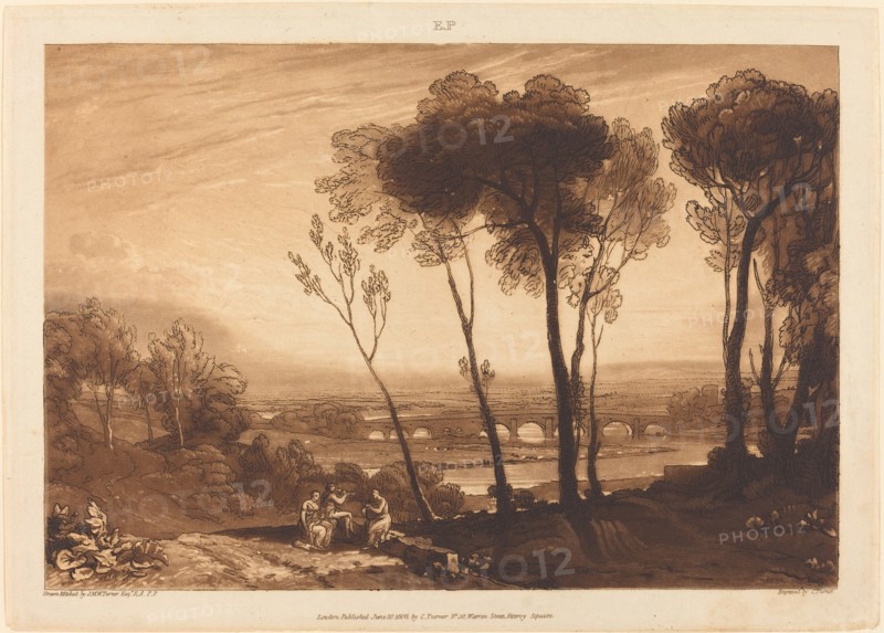 The Bridge in Middle Distance, published 1808.