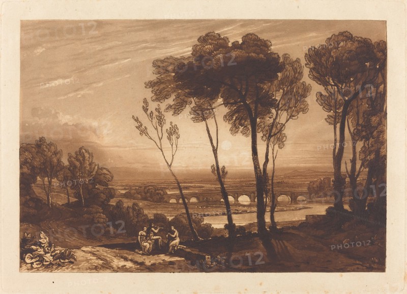 The Bridge in Middle Distance, published 1808.