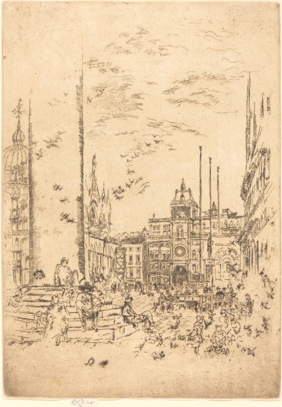 The Piazzetta, 1880.