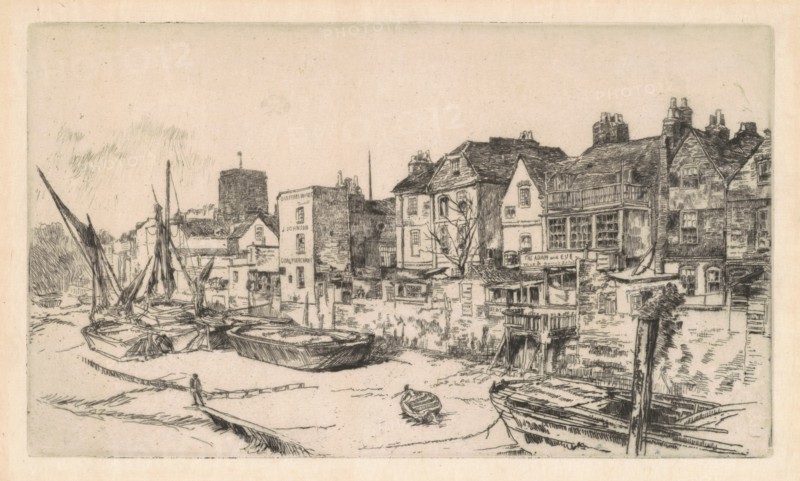 The 'Adam and Eve', Old Chelsea, 1878.