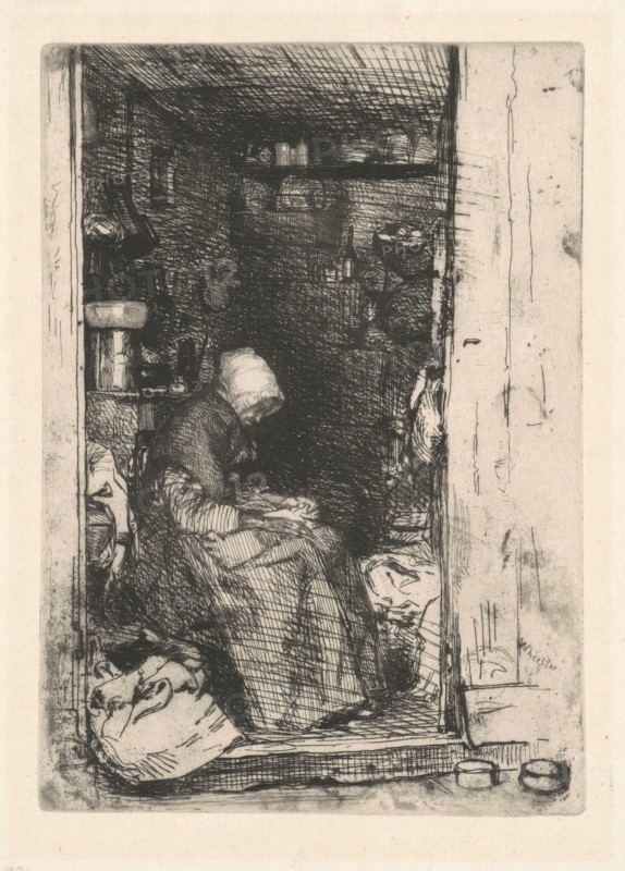 La Vieille aux Loques, 1858.