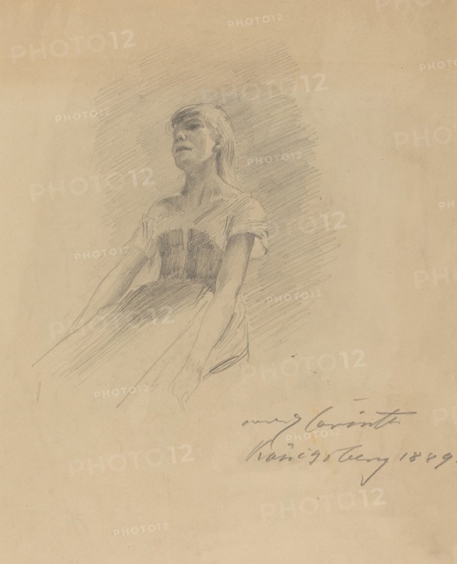 Seated Young Woman [recto], 1889.
