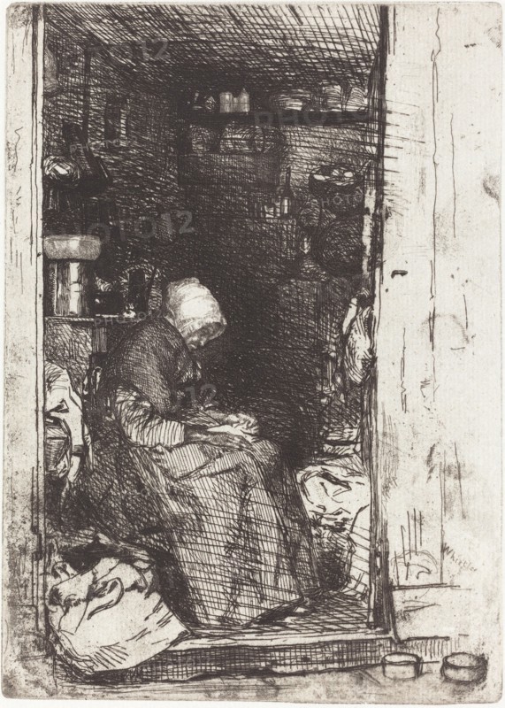 La Vieille aux Loques, 1858.
