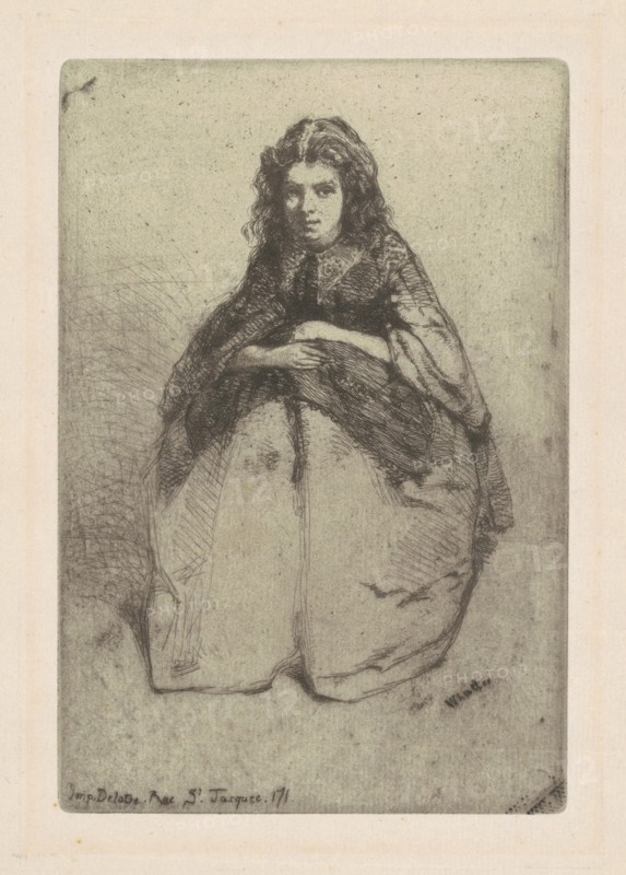 Fumette, 1858.