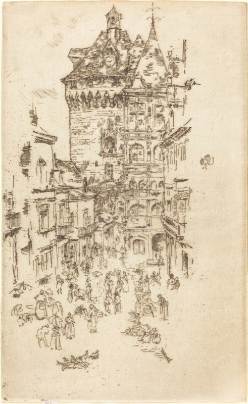 Hotel de Ville, Loches, 1888.
