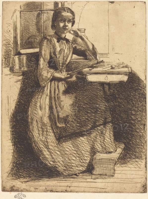 Gretchen at Heidelberg, 1858.